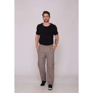 Imagem de Calça Masculina Nylon Bege 7931-Masculino