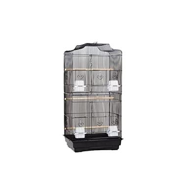 Imagem de Gaiola de pássaro gaiola de periquito gaiola de reprodução de estorninho gaiola de pássaro de pele de tigre gaiola de pássaro grande e simples adequada para pássaros de tamanho pequeno e médio ninho