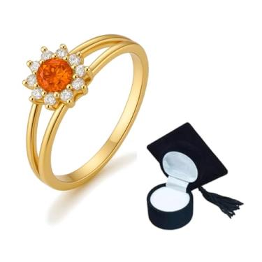 Imagem de Anel Formatura Odontologia Banhado a Ouro 18k + Caixinha Capelo (15)