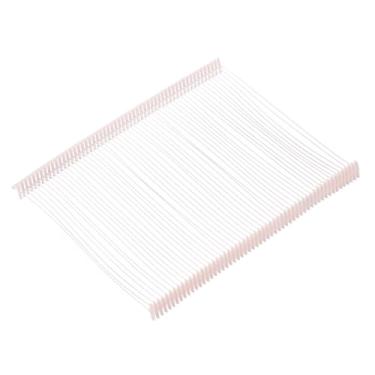 Imagem de uxcell 5000 peças de prendedores de pistola de etiquetagem padrão 75 mm etiquetas de plástico para pistola de etiquetagem de preços, etiquetas de roupas acessórios de arma para saco de roupas, tecido