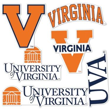 Imagem de Desert Cactus Adesivo University of Virginia Cavaliers UVA Wahoosr Decalques de Vinil Garrafa de Água Carro Folha de Scrapbook T2 (Tipo 2-4)