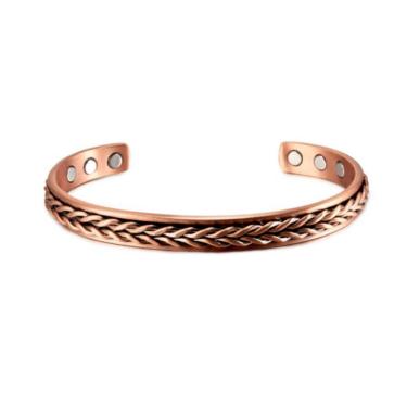 Imagem de Pulseira Masculina Magnetica Modelo Estiloso Pronta