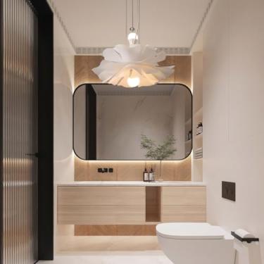 Imagem de KSSTEVNBD Lustre vintage E27 branco acrílico romântico design floral luz pendente altura ajustável mesa de jantar pendurado iluminação sala de estar estilo rústico sala de estar cozinha hotel teto