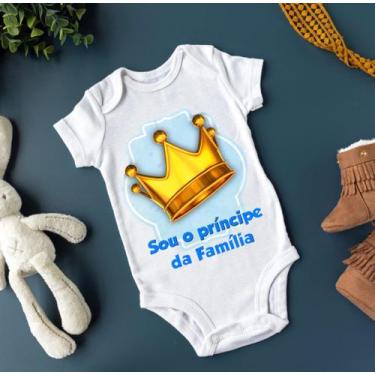 Imagem de Body Personalizado Bebê Sou o Príncipe da Familía - Baby da Moda