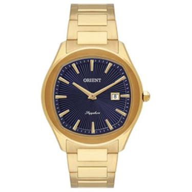Imagem de RELOGIO ORIENT ANALOGICO AZUL METAL DOURADO MGSS1303 D1KX