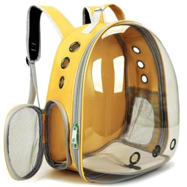 Imagem de Mochila Pet Transporte para Cães e Gatos Visão Ampla com Entrada de Ar Para Praias Caixa De Transporte Para Cachorros Confortável Para Pets