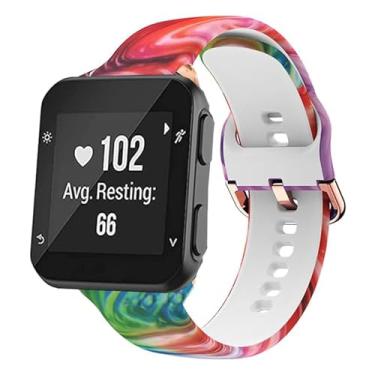 Imagem de Pulseira de relógio compatível com Garmin Forerunner 35, pulseira de silicone para homens e mulheres (jade)