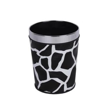 Imagem de Lixeira 6/13L Lixeira Lixeira de plástico impressa Para quarto Sala de estar Cozinha Hotel Escritório Lixeira Lixeira(Pequeno)