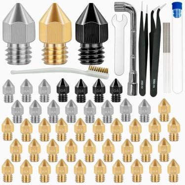 Imagem de Conjunto de bicos de impressora 3D Axeyil CR-10 Ender 3 50 unidades