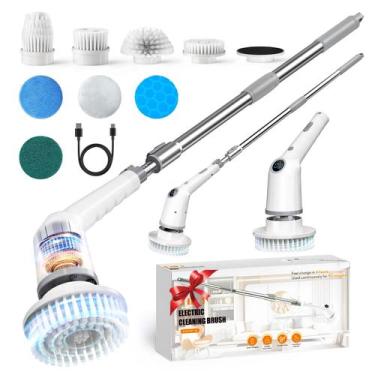 Imagem de Purificador giratório elétrico ZUWSUJS com 8 cabeças de escova IPX7