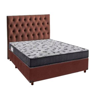 Imagem de Kit Cama Box + Cabeceira + Colchão Casal D33 - Iso100 - Ortobom