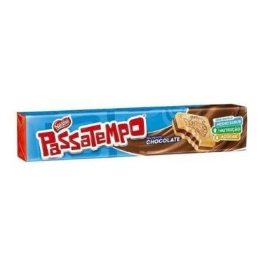 Imagem de Kit C/10 Biscoito Recheado Passatempo Chocolate 130g Nestle - Nestlé
