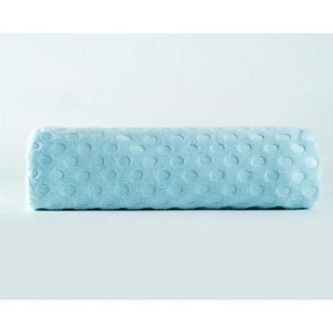 Imagem de Cobertor Hug Poá Confort Duplo Azul Bebê
