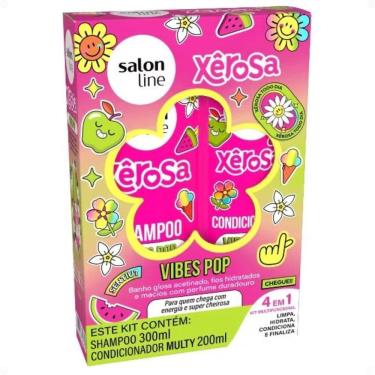 Imagem de Kit Salon Line Xêrosa Vibes Pop: Shampoo 200ml e Condicionador Multy 300ml