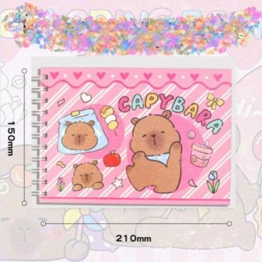 Imagem de Caderno de Colorir Capa Dura Holográfica A5 Coloring Book Estilo Bobbi