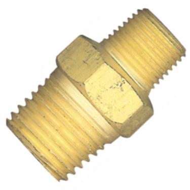 Imagem de Niple de Redução Lubefer 3/8 x 1/4 Rosca Macho Aço