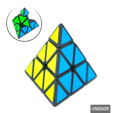 Imagem de Cubo Mágico 3x3 7cm PRO Triangular - Tudo em Caixa