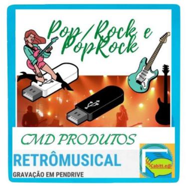 Imagem de Pen drive 8gb cm Músicas = Pop, Rock e PopRock - Nacional e Internacio