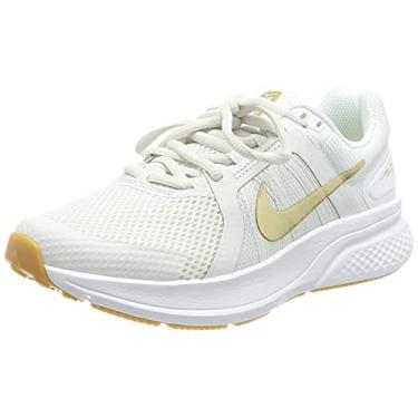 Imagem de Nike Tênis feminino W Nike Run Swift 2, Platinum Tint Mtlc Gold Star White Gum Lt Brown, us:5.5
