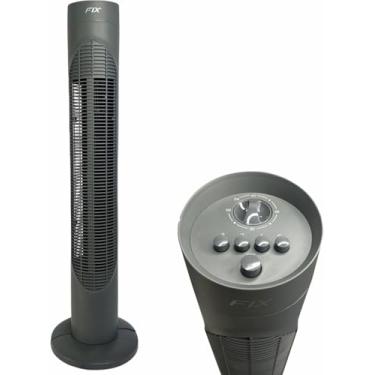 Imagem de Ventilador Torre Circulador Ar Silencioso com 3 Níveis de Velocidade Design Moderno Luxo Sala Quarto Escritório 220V