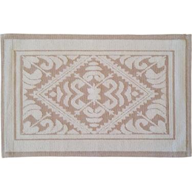 Imagem de Tapete Avulso Confort Banheiro - Cozinha - Sala - Porta Algodão Macio Felpa 50x80cm Lavável na Máquina (Marrom Claro)