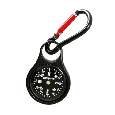 Imagem de Bússola, mini bússola portátil, adequada para caminhadas, sobrevivência, acampamento de montanhismo, ferramenta de navegação para festas de aventura ao ar livre