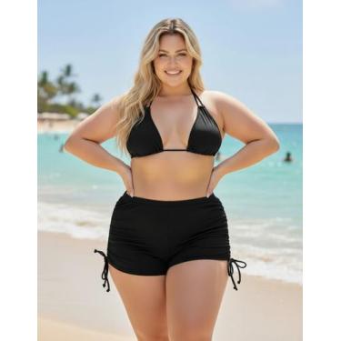 Imagem de Kit Biquíni + Saída De Praia Conforto Estilo Plus Size - SUSSURRO, Pre