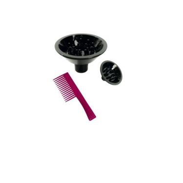 Imagem de Kit Lindos Cachos Martini Linha Premium 1 Pente Largo + 1 Difusor Univ