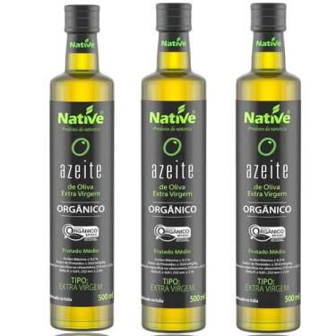 Imagem de Azeite Extra Virgem Orgânico Native Italiano - Acidez Máx. 0,3% - 500m