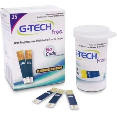 Imagem de Tiras Reagentes GTech Free Embalagem com 50 unidades GTECH G TECH