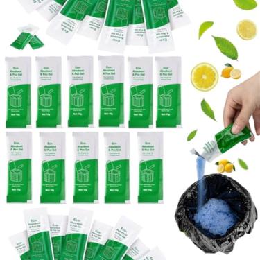 Imagem de KEMANI 30 sacos de banheiro portáteis com 30 absorventes de gel de cocô e 30 assentos de vaso sanitário descartáveis, sacos de banheiro resistentes à prova de vazamento com cordão compostável para