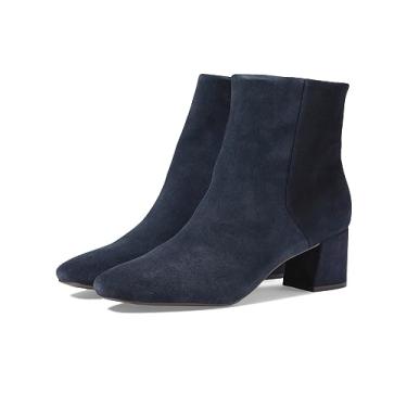 Imagem de Blondo Bota feminina Alida impermeável no tornozelo, Camurça azul-marinho, 34