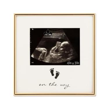 Imagem de Moldura de ultrassom Metla dourada para ultrassom 5 x 3 - Design On The Way