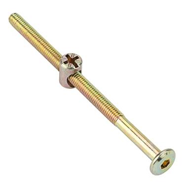 Imagem de AUNMAS Parafuso Plano de Porca de Cabeça de Martelo, Aço Carbono 10 Peças para Indústria de Eletrodomésticos, Equipamentos de Comunicação e Montagem de Navios (6 * 90mm 10 unidades)