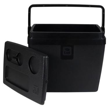 Imagem de Caixa Térmica Cooler 26L Com Alça 35 Latas Preta Bel-Unissex