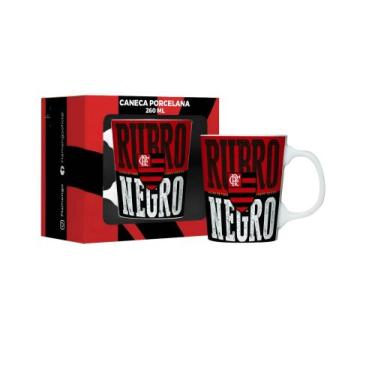 Imagem de Caneca porcelana premium - flamengo - Brasfoot