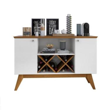 Imagem de Aparador Sala 2 Porta Retrô Cozinha Buff Armario Adega Ellegance - DUL