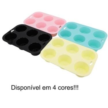 Imagem de Forma Silicone Antiaderente BPA Free 6 Furos Lovely Vibe, estoque