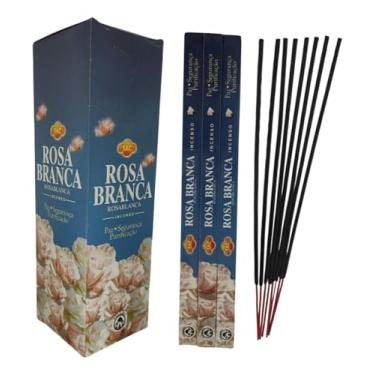 Imagem de Incenso Indiano Sac Rosa Branca - Amor e Pureza 3 Caixinhas