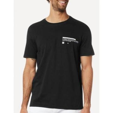 Imagem de Camiseta Calvin Klein Jeans Masculina Self Expression Preta-Masculino