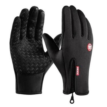 Imagem de Luvas de Ciclismo Antiderrapantes para Outono/Inverno - Quentes e Conf