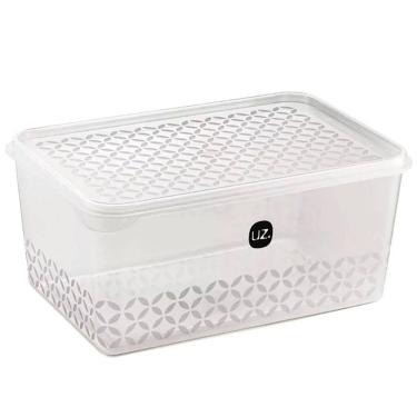 Imagem de Box Multiuso Transparente Translucido De Plastico Uz