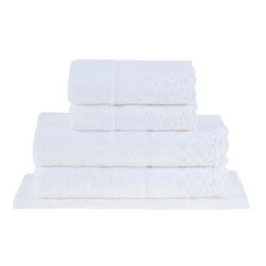 Imagem de Jogo de Toalhas Buddemeyer Crystal Banho Branco 5 peças