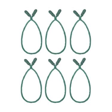 Imagem de Nishiyuenyi 6x Laços Decorativos para Guirlanda, Fáceis de Usar, Flexíveis E Reutilizáveis ​​para Enfeites de Corrimão, Guirlandas, Luzes E Escadas, Verde