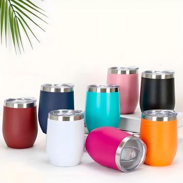 Imagem de Mini Copo Térmico Café Chá Antivazamento Inox Chopp Cor:Azul