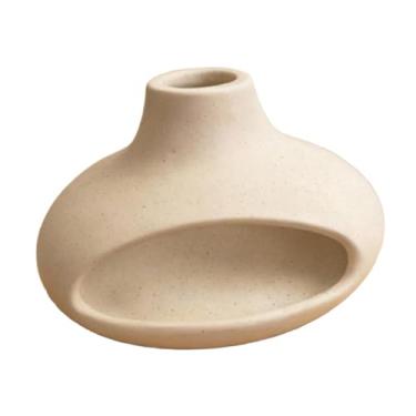 Imagem de Generic Queimador de incenso de cerâmica, suporte para sálvia, centro de mesa, porta-, recipiente para defumação, ideal para casa, quarto, lareira, Branco