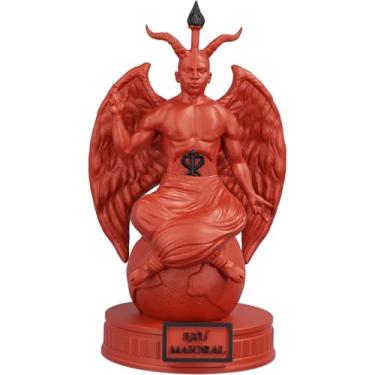 Imagem de Estátua Exu Maioral Imagem Umbanda Candomblé - Versão 2 (Cor Sanguis Obscurus)