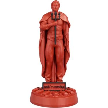 Imagem de Estátua Exu 7 Covas Umbanda Candomblé (Cor Sanguis Obscurus)