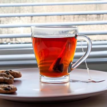 Imagem de Conjunto 3 Canecas de Vidro Murlin, 265ml, Transparente, 10cm Altura x 9cm Diâmetro, com Alça