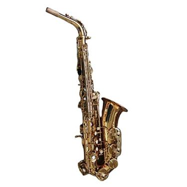 Imagem de Saxofone profissional de alto grau uso profissional EB Saxofone alto latão kit para iniciantes